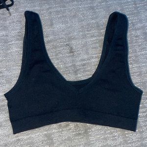 Black bralette top